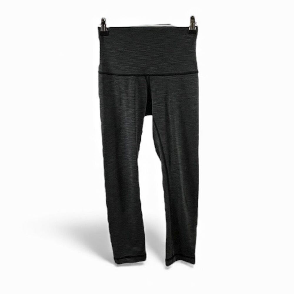 Lululemon Gray High Rise Wunder Under Leggings Size 4